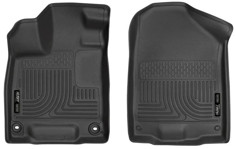 Husky Liners 2016 Honda Pilot WeatherBeater Front Black Floor Liners - Corvette Realm