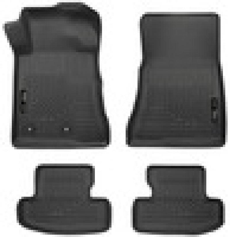 Husky Liners 15-22 Ford Mustang WeatherBeater Black Front & Second Seat Floor Liner - Corvette Realm