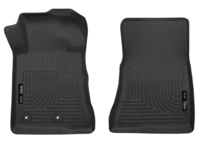 Husky Liners 15-22 Ford Mustang X-act Contour Series Front Floor Liners - Black - Corvette Realm