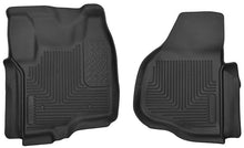 Load image into Gallery viewer, Husky Liners 12-13 F-250/F-350/F-450 Super Duty X-Act Contour Black Front Floor Liners - Corvette Realm