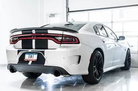 AWE Tuning 2015+ Dodge Charger 6.4L/6.2L Non-Resonated Touring Edition Exhaust - Diamond Blk Tips - Corvette Realm