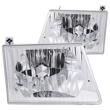 Load image into Gallery viewer, ANZO 1992-2006 Ford Econoline Crystal Headlights Chrome - Corvette Realm