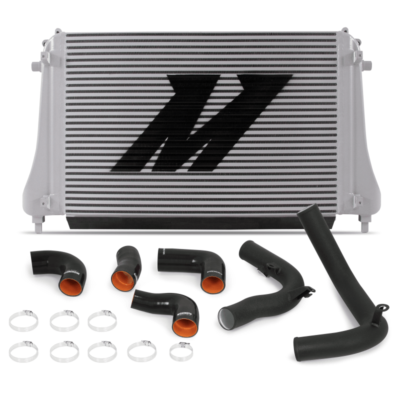 Mishimoto 2015+ VW MK7 Golf TSI / GTI / R Performance Intercooler Kit w/ Pipes (Black) - Corvette Realm