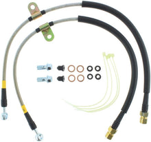 Load image into Gallery viewer, StopTech Stainless Steel Front Brake Lines 12-14 Ford Raptor - Corvette Realm