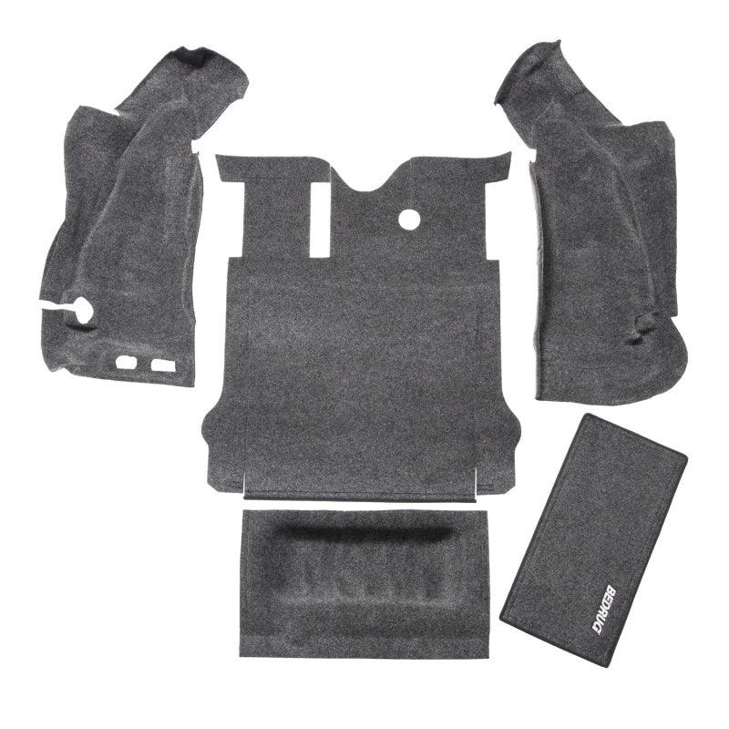 BedRug 07-10 Jeep JK 2Dr Rear 5pc Cargo Kit (Incl Tailgate & Tub Liner) - Corvette Realm