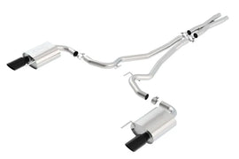 Borla 15-17 Ford Mustang GT 5.0L V8 MT/AT  Atak S Cat-Back Exhaust 2.5in pipe 4in tip (Black Chrome)