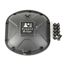 Load image into Gallery viewer, Rugged Ridge Boulder Aluminum Differential Cover Dana 30 Black