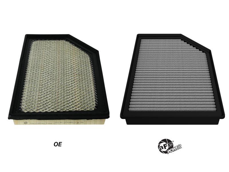 aFe MagnumFLOW Pro DRY S OE Replacement Filter 22-23 Jeep Grand Wagoneer V8-6.4L - Corvette Realm