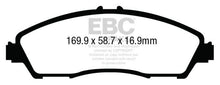 Load image into Gallery viewer, EBC 14+ Acura MDX 3.5 Greenstuff Front Brake Pads - Corvette Realm