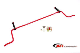 BMR 05-10 S197 Mustang Rear Solid 22mm Sway Bar Kit w/ Bushings & Billet Links - Red - Corvette Realm