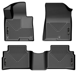 Husky Liners 2023 Kia Sportage WeatherBeater Front & 2nd Seat Floor Liners - Black - Corvette Realm