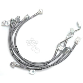 Russell Performance 99-06 Ford Excursion 4WD with 4in-5.5in lift Brake Line Kit - Corvette Realm
