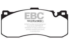EBC 08-10 BMW 135 3.0 Twin Turbo Bluestuff Front Brake Pads - Corvette Realm