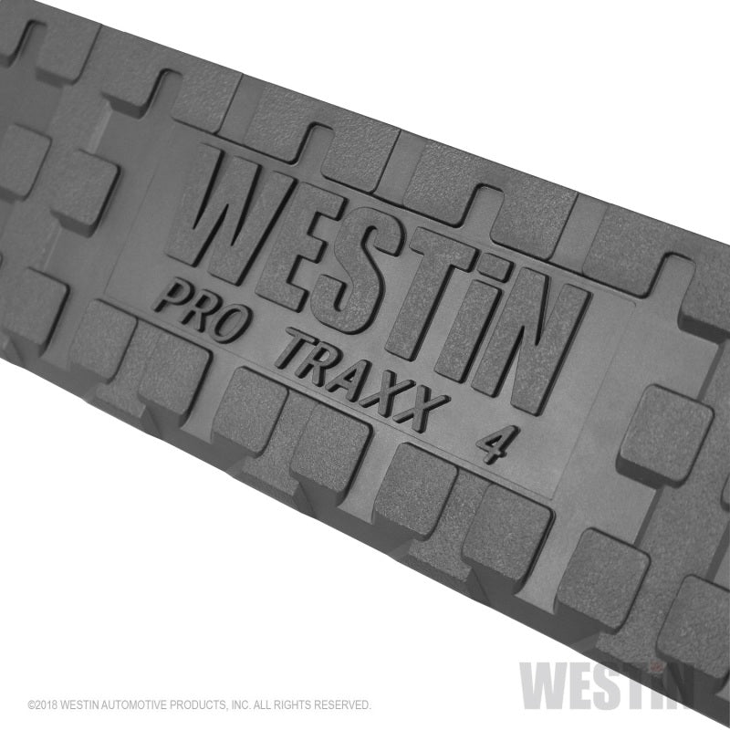 Westin 18-20 Jeep Wrangler JL Unlimited 4DR PRO TRAXX 4 Oval Nerf Step Bars - Textured Black