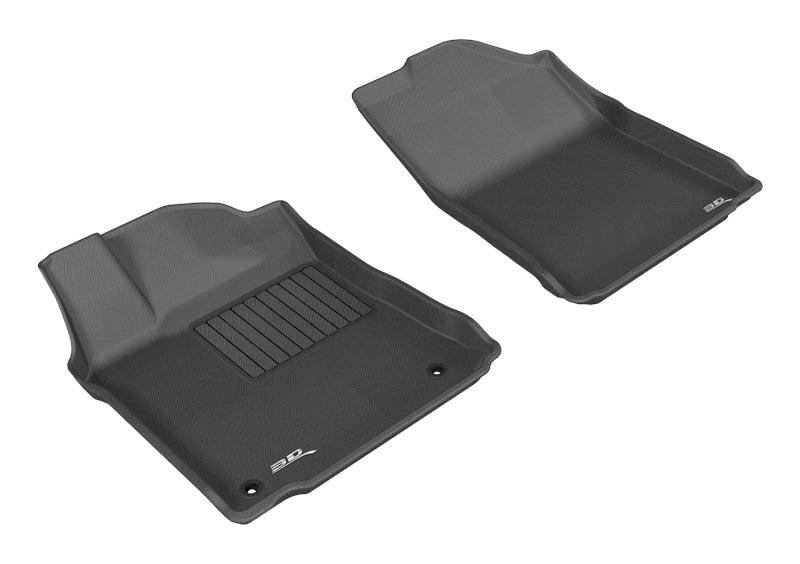 3D MAXpider 2013-2018 Toyota Avalon Kagu 1st Row Floormat - Black - Corvette Realm