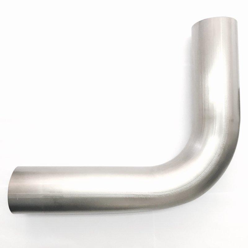 Ticon Industries 3.0in Diameter 90 Degree 1mm WT 4.5in CLR 6.5in Leg/8in Leg Titanium Mandrel Bend - Corvette Realm