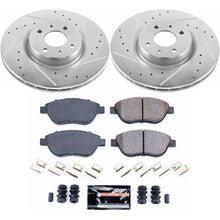 Load image into Gallery viewer, Power Stop 12-18 Fiat 500 Front Z23 Evolution Sport Brake Kit - Corvette Realm