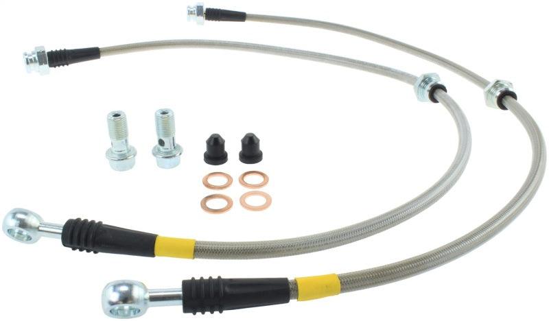 StopTech 03-08 Infiniti FX35/FX45/FX50 Stainless Steel Front Brake Lines - Corvette Realm