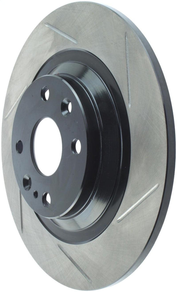 StopTech Power Slot 01-05 Mazda Miata Sport Suspension/Turbo SportStop Slotted Rear Left Rotor - Corvette Realm