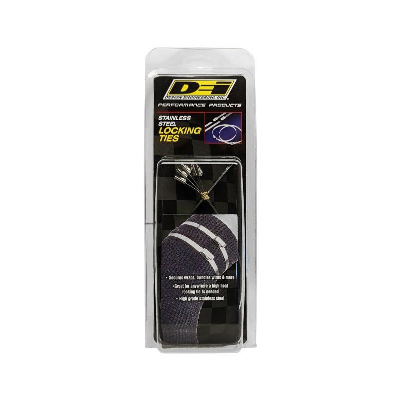 DEI Stainless Steel Locking Tie 14in - 5 per pack - Corvette Realm