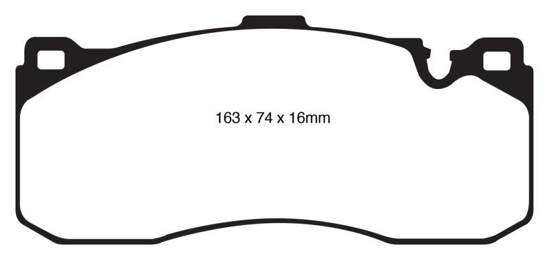 EBC 08-10 BMW 135 3.0 Twin Turbo Redstuff Front Brake Pads - Corvette Realm