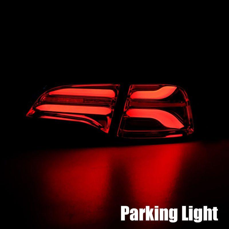 AlphaRex 20-22 Tesla Model Y PRO-Series LED Tail Lights Jet Black w/Seq Sig - Corvette Realm