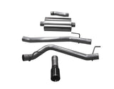 Corsa 20-25 Jeep Gladiator JT 3.6L Single Side Exit Cat-Back Exhaust System w/ Single 4in Black Tip