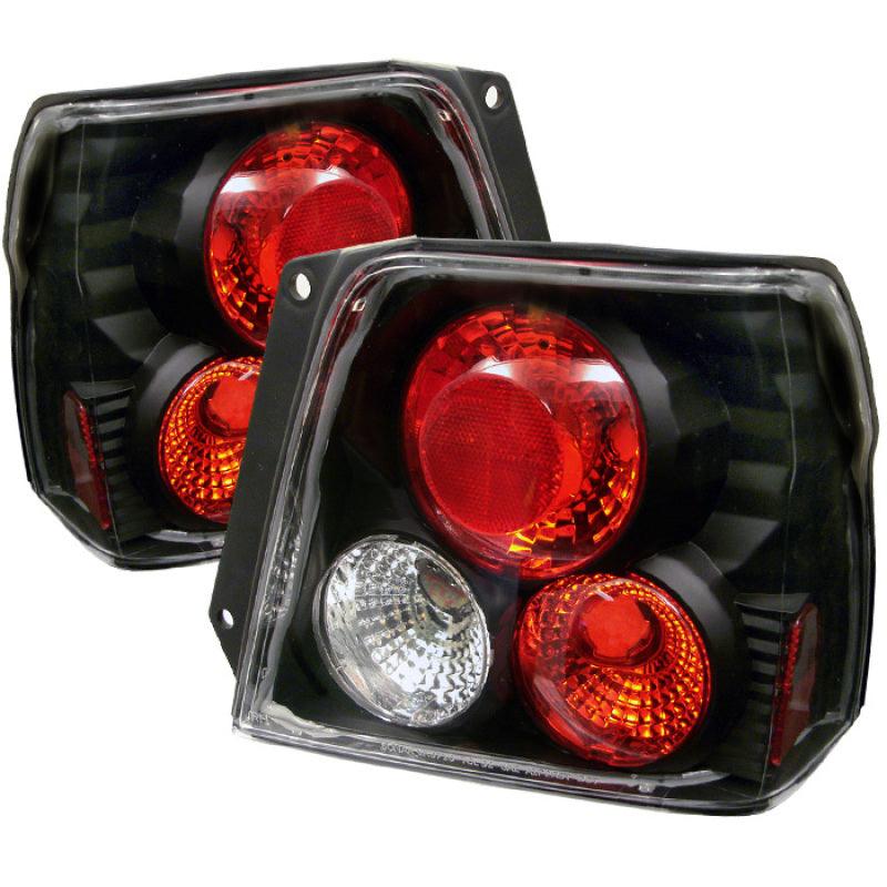 Spyder Toyota Tercel 95-98 Euro Style Tail Lights Black ALT-YD-TTER95-BK - Corvette Realm