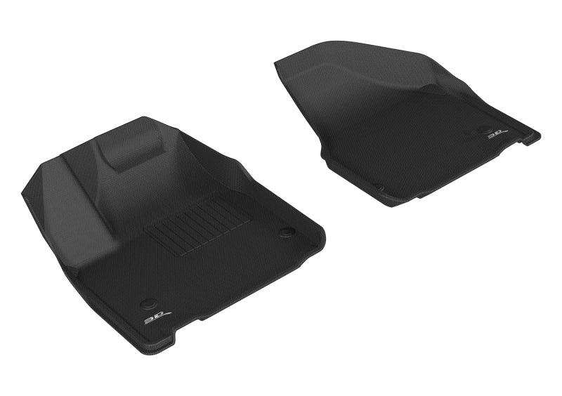 3D MAXpider 2017-2020 Chrysler Pacifica/Voyager Kagu 1st Row Floormat - Black - Corvette Realm