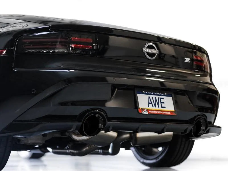AWE 2023 Nissan Z RZ34 RWD Touring Edition Catback Exhaust System w/ Diamond Black Tips - Corvette Realm