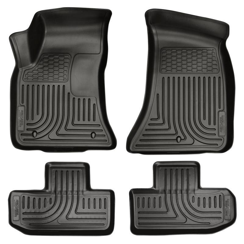 Husky Liners 11-12 Dodge Challenger WeatherBeater Combo Black Floor Liners - Corvette Realm