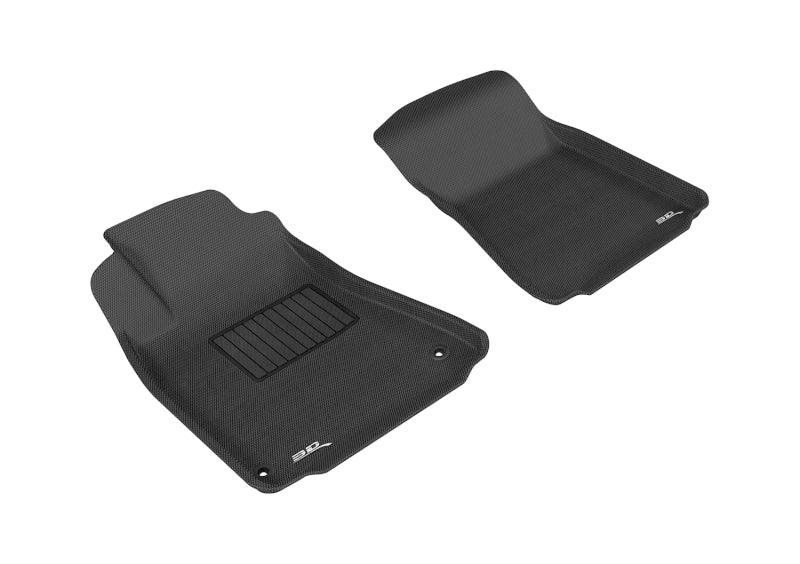 3D MAXpider 2006-2013 Lexus IS Kagu 1st Row Floormat - Black - Corvette Realm