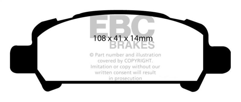 EBC 01-02 Subaru Impreza 2.0 Turbo WRX Bluestuff Rear Brake Pads - Corvette Realm