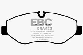 EBC 07+ Dodge Sprinter 2500 Greenstuff Front Brake Pads - Corvette Realm