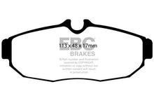 Load image into Gallery viewer, EBC 05-10 Ford Mustang 4.0 Bluestuff Rear Brake Pads - Corvette Realm