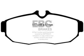 EBC 05-10 Ford Mustang 4.0 Bluestuff Rear Brake Pads - Corvette Realm