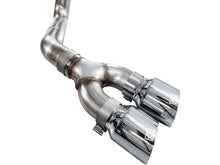 Load image into Gallery viewer, AWE 21-25 Ford F150 (14th Gen Reg Cab) Cat-Back Exhaust - 4.5in Dual Side Exit Chrome Tips