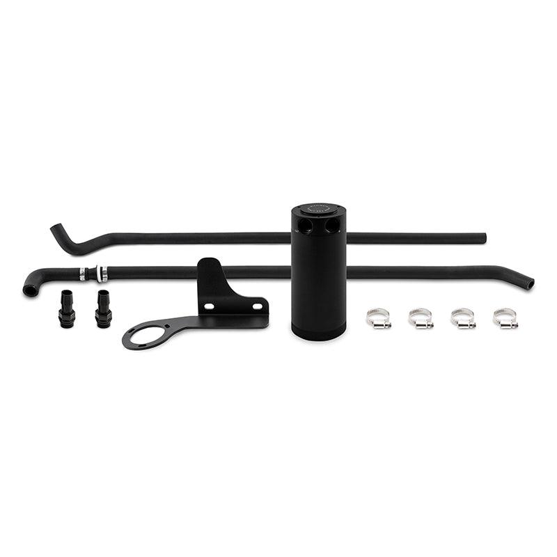 Mishimoto 07-13 Mazda Mazdaspeed3 Baffled Oil Catch Can Kit - Black (PCV Side) - Corvette Realm