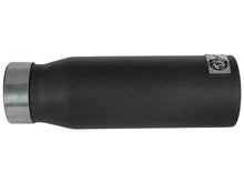 Load image into Gallery viewer, aFe MACHForce XP Exhausts Tips SS-304 EXH Tip 3in x 4Out x 12L Bolt-On (blk) - Corvette Realm
