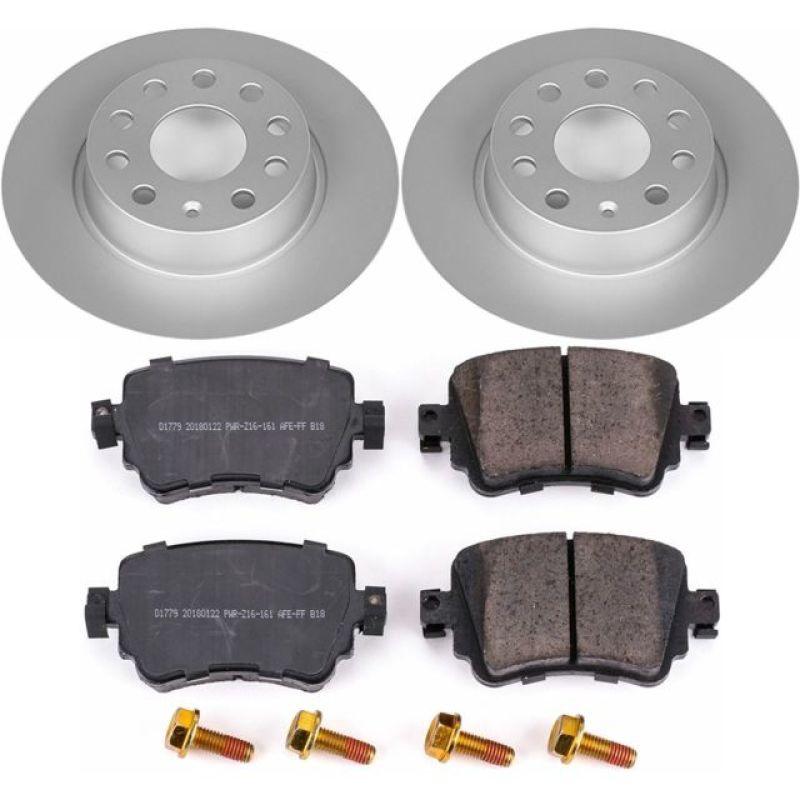 Power Stop 15-18 Volkswagen Golf Rear Z23 Evolution Sport Coated Brake Kit - Corvette Realm