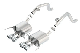 Borla 14-19 Chevy Corvette C7 w/o AFM w/o NPP Atak Rear Section Exhaust Quad Rd RL Tips