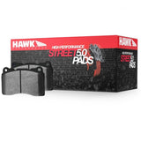 Hawk 06-13 C6 Corvette (Improved Pad Design) Rear HPS 5.0 Street Brake Pads