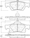 StopTech Street Brake Pads - Rear