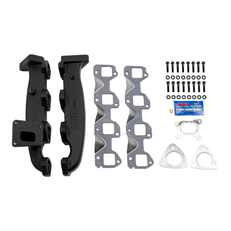 Wehrli 17-22 L5P Duramax Billet Exhaust Manifold Kit w/ Gaskets and ARP Hardware - Corvette Realm