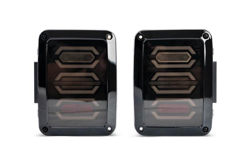 DV8 Offroad 07-18 Jeep Wrangler JK Octagon LED Tail Light - Corvette Realm