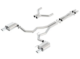 Borla 15-17 Ford Mustang GT 5.0L V8 MT/AT 3in pipe 4in tip  Atak Cat-Back Exhaust