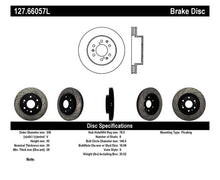 Load image into Gallery viewer, StopTech 05-10 GMC Sierra 1500 (w Rear Drum) / 07-09 GMC Yukon Front Left Slotted &amp; Drilled Rotor - Corvette Realm