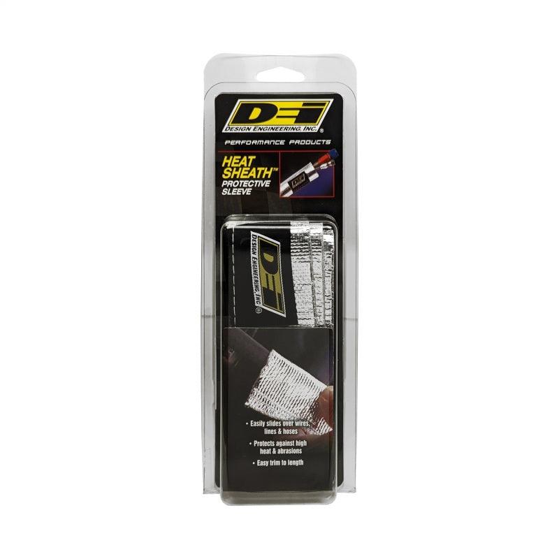 DEI Heat Sheath 3/4in x 3ft - Aluminized Sleeving - Sewn Edge - Corvette Realm