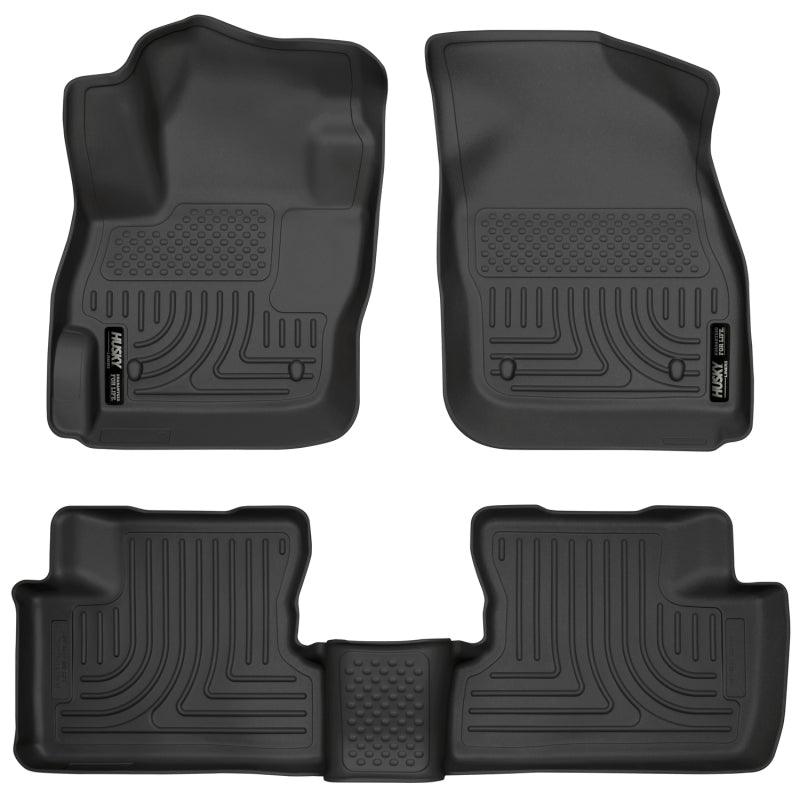 Husky Liners 10-12 Mazda 3 WeatherBeater Combo Black Floor Liners - Corvette Realm