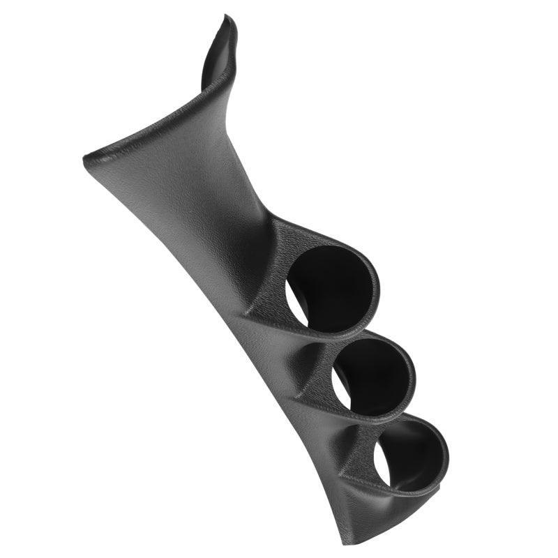 Autometer 95-99 Mitsubishi Eclipse / Eagle Talon (excl Convertible) Black Triple 52mm Pillar Pod - Corvette Realm